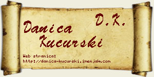Danica Kucurski vizit kartica